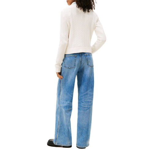 Tommy Hilfiger Pullover Pullover a trecce essential XS A25-TOMMY JEANSDW22165-YBH-XS - Francavilla Moda